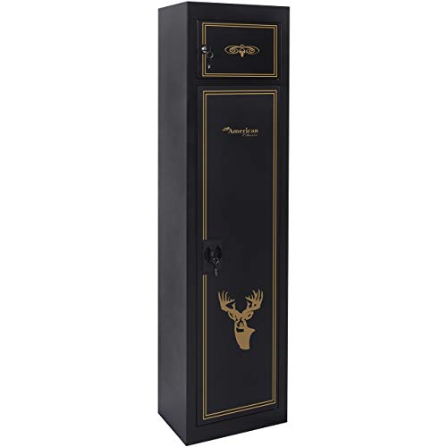 American Furniture Classics 906 Five Metal Storage Cabinet wit...