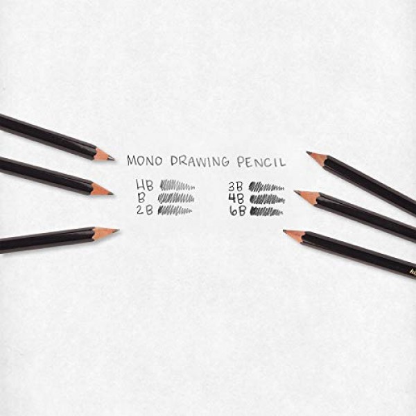 Tombow MONO Drawing Pencil, HB, Graphite 12-Pack