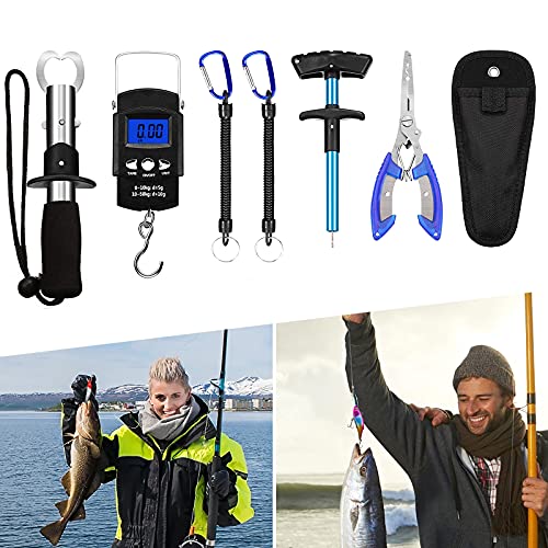 Fishing Tool Kit for Beginner, Includes Fishing Pliers with Sheath...