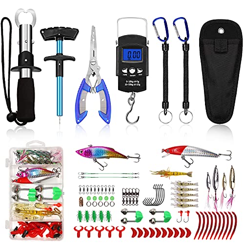 Fishing Tool Kit for Beginner, Includes Fishing Pliers with Sheath...