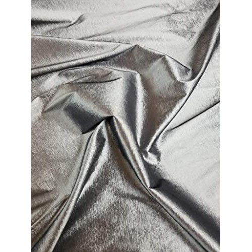 Stretch Taffeta Fabric Lustrous 2-Way Stretch, not 4-Way, 58 Wide...