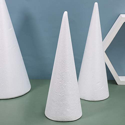 Amosfun 2 Pcs Cones Foam Crafts styrofoam for inch Sizes Different...