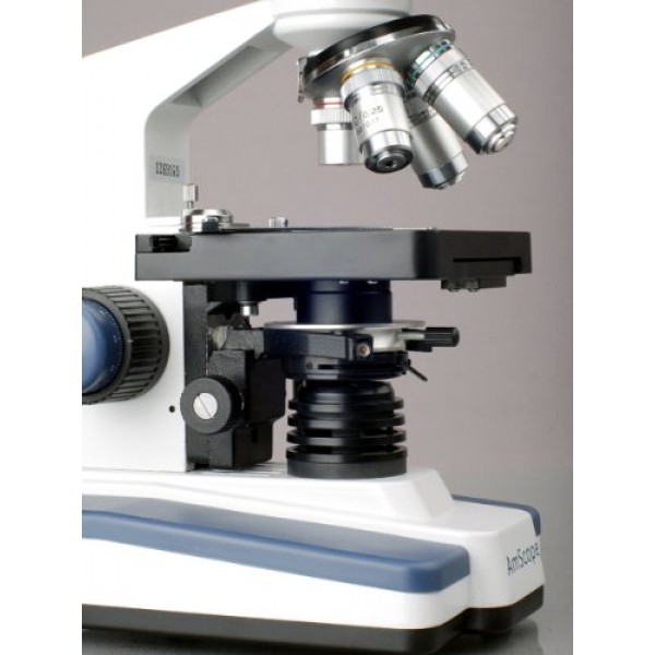 AmScope B120B-WM Siedentopf Binocular Compound Microscope, 40X-200...