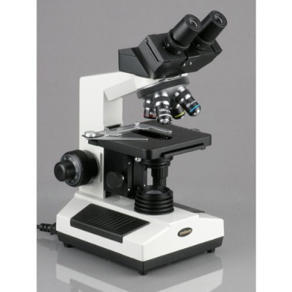 AmScope B390B Compound Binocular Microscope, 40X-2000X Magnificati...