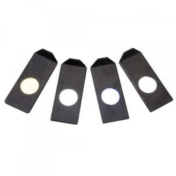 AmScope CF-4 Color Filters for Fiber Optic Microscope Illuminators