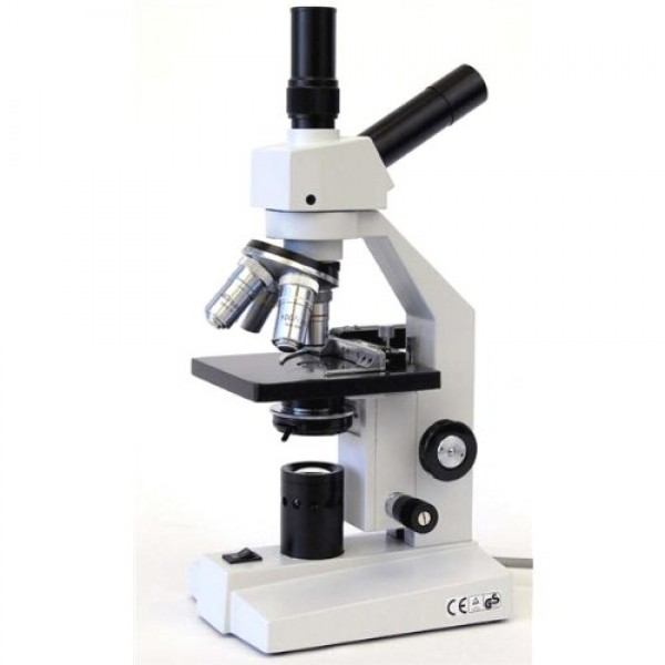 AmScope D120B-MS Dual-View Compound Monocular Microscope, WF10x an...