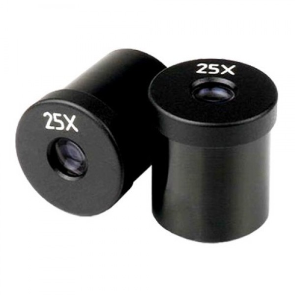 AmScope EP25X23 Pair of 25X Microscope Eyepieces 23mm