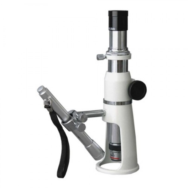 AmScope H20 Handheld Stand Measuring Microscope, 20x Magnification...