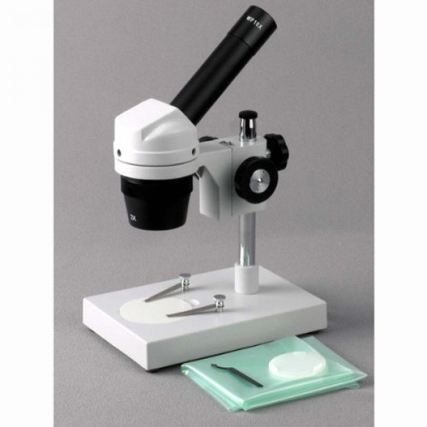 AmScope K102-ZZ Elementary Stereo/Dissecting Microscope, 10x and 2...