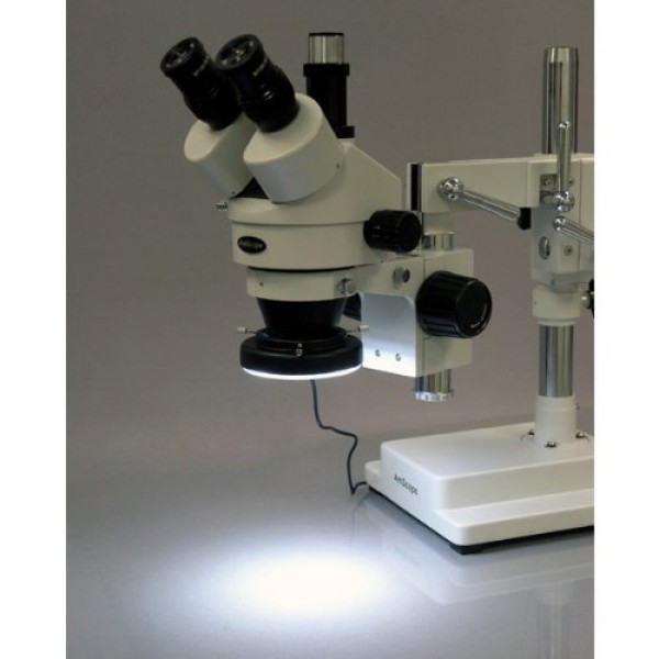 AmScope LED-60-YK 60-LED Microscope Ring Light with Adapter