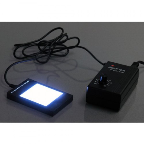 AmScope LED-SP 3-3/4 Inch LED Square Plate For Microscopes