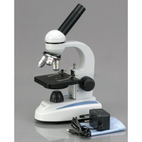 AmScope M149 Compound Monocular Microscope, WF10x Eyepiece, 40x-40...