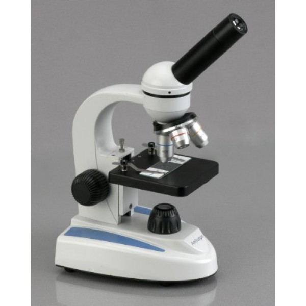 AmScope M149A Compound Monocular Microscope, WF10x and WF16x Eyepi...