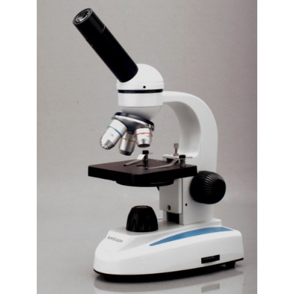 AmScope M149C-PS50 Compound Monocular Microscope, WF10x and WF25x ...