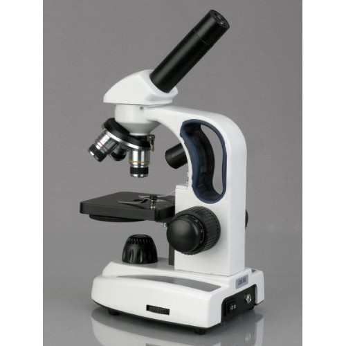 AmScope M158C-2L-E1 Digital Cordless Compound Monocular Microscope...