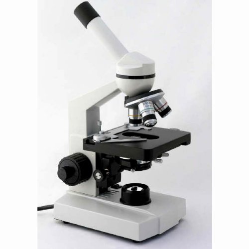 AmScope M220B-E Digital Monocular Compound Microscope, WF10x and W...
