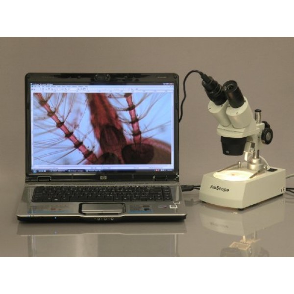 AmScope MD35 0.3MP Digital Microscope Camera for Still and Video I...