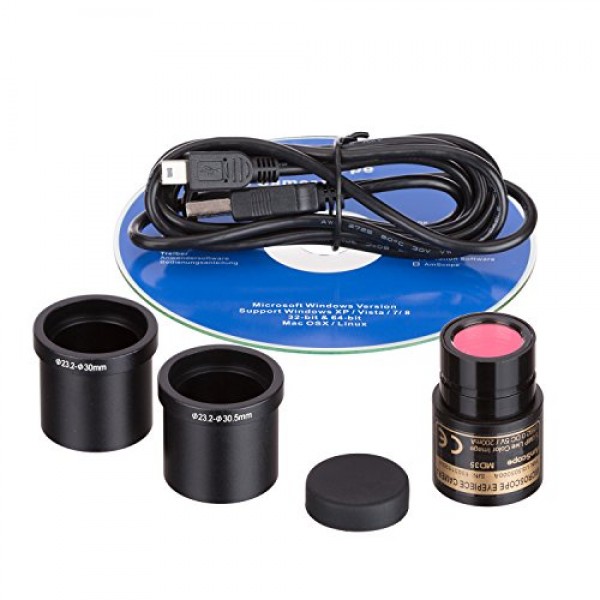 AmScope MD35 0.3MP Digital Microscope Camera for Still and Video I...