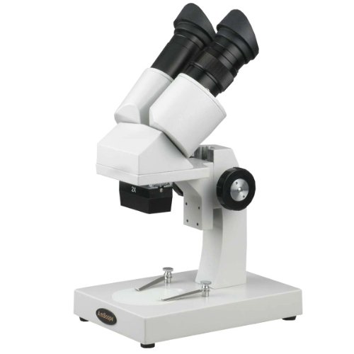 AmScope SE204-A Portable Binocular Stereo Microscope, WF10x Eyepie...