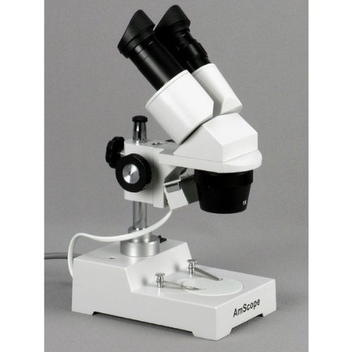 AmScope SE303-P Binocular Stereo Microscope, WF10x Eyepieces, 10X ...