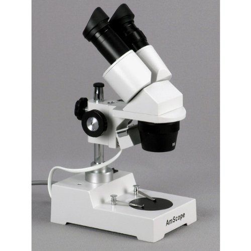 AmScope SE303-PX Binocular Stereo Microscope, WF5x and WF10x Eyepi...