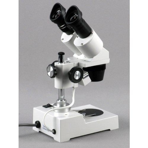 AmScope SE303-PZ-E Digital Binocular Stereo Microscope, WF10x and ...