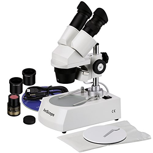 AmScope SE306-A-E Digital Binocular Stereo Microscope, WF10x Eyepi...