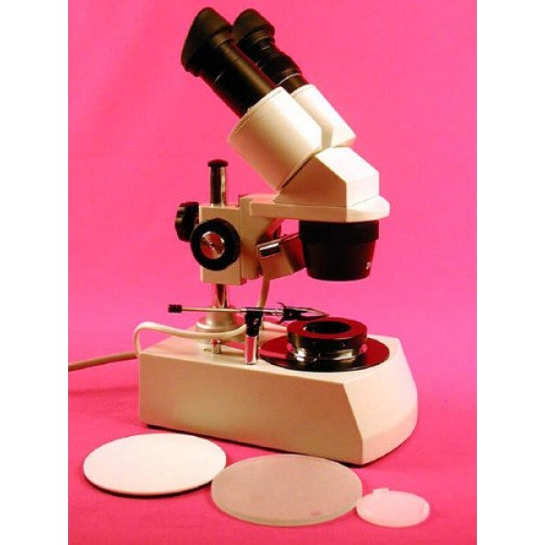 AmScope SE306-P-DK Binocular Stereo Microscope, WF10x Eyepieces, 2...