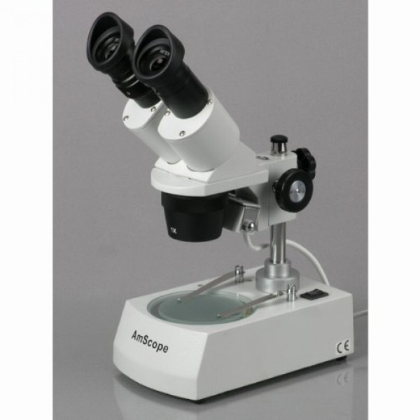 AmScope SE306R-PY Forward-Mounted Binocular Stereo Microscope, WF1...
