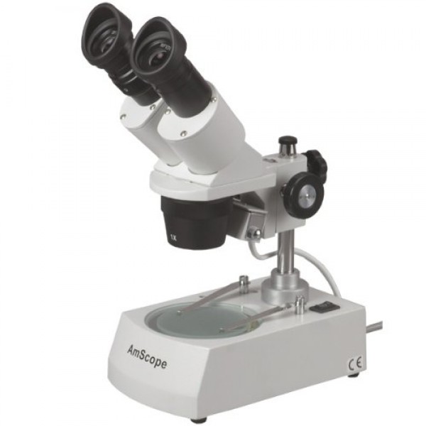 AmScope SE306R-PY Forward-Mounted Binocular Stereo Microscope, WF1...