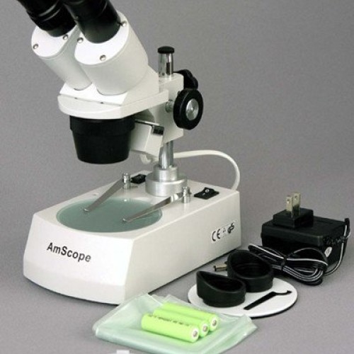 AmScope SE306R-PY-LED Forward-Mounted Binocular Stereo Microscope,...
