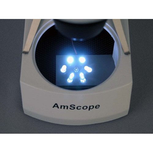 AmScope SE306R-PY-LED Forward-Mounted Binocular Stereo Microscope,...