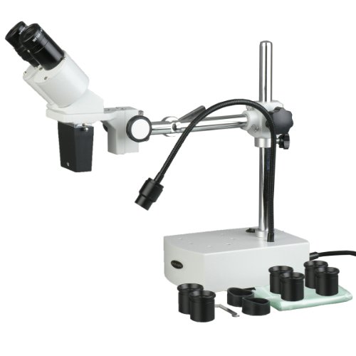 AmScope SE400-XYZ Professional Binocular Stereo Microscope, WF5x/W...