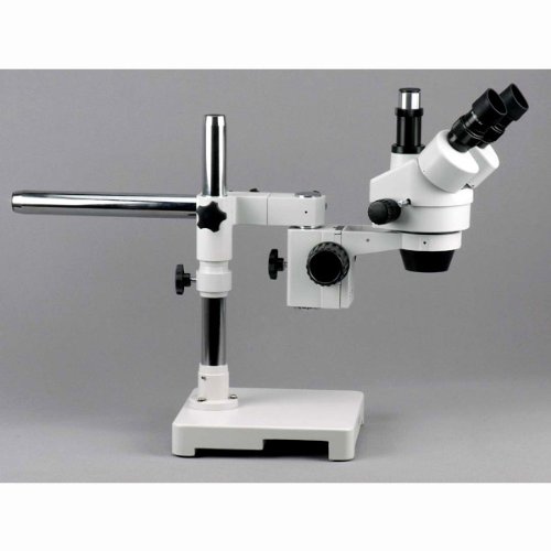 AmScope SM-3T Professional Trinocular Stereo Zoom Microscope, WH10...