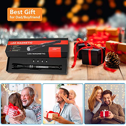 Gifts For Dad Fathers Day,Magnetic Pickup Tool with 3 LED Lights,T...
