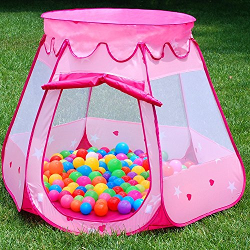 amtinyjoy Pink Princess Tent Indoor and Outdoor 1-8 Years Old Chil...