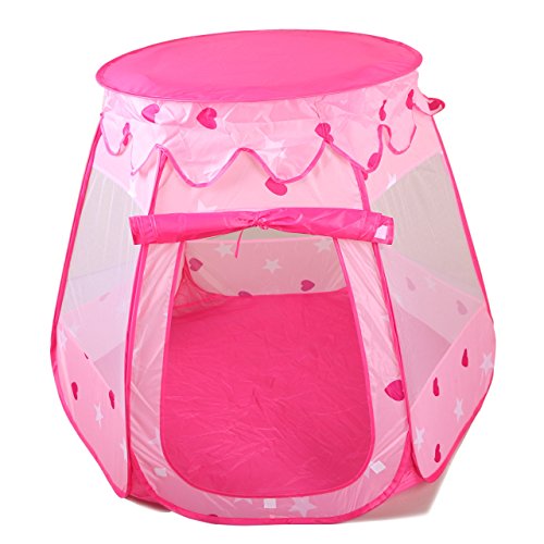 amtinyjoy Pink Princess Tent Indoor and Outdoor 1-8 Years Old Chil...