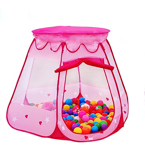 amtinyjoy Pink Princess Tent Indoor and Outdoor 1-8 Years Old Chil...