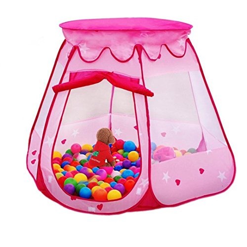 amtinyjoy Pink Princess Tent Indoor and Outdoor 1-8 Years Old Chil...