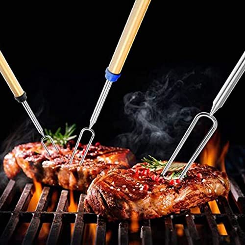 8Pack Marshmallow Roasting Sticks Extendable 32inch Long Metal Bar...