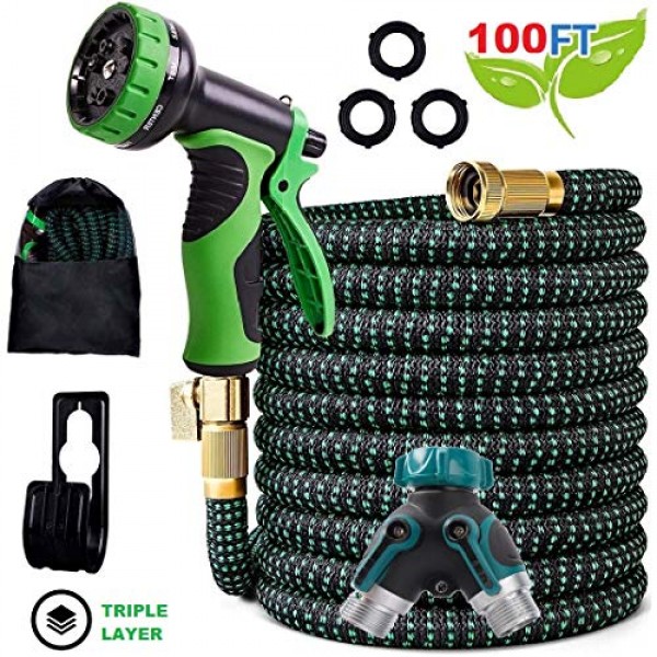 Expandable Garden Hose - 50FT 100FT Upgraded Strength 3750D Expand...