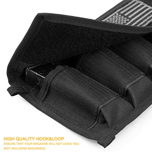 AMYIPO Tactical Pistol Magazine Storage Pouch 6 Mag Holder On...