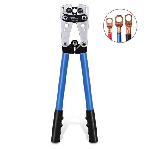 Amzdeal Lug Crimper Crimping Tool Battery Cable Crimper Tool Batte...