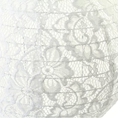 Andaz Press Hanging Lace Lanterns Decorations, Real Lace Fabric, 8...