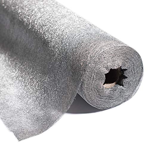 Metallic Silver Gossamer Decorating Material, 59 Inches x 100 Yards