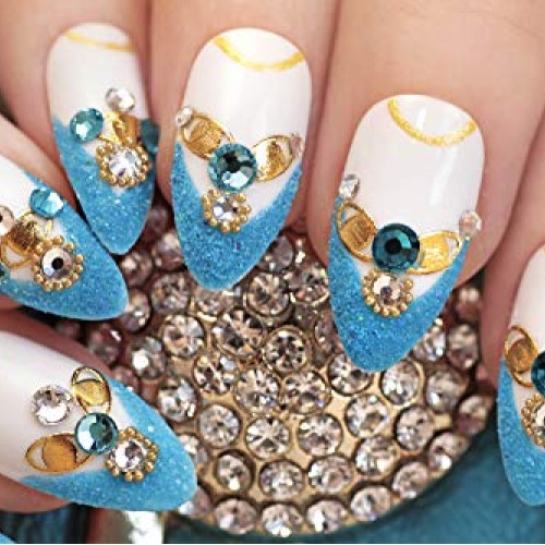 Anezus 1126Pcs Rhinestone Stickers Self-Adhesive Bling Craft Jewel...