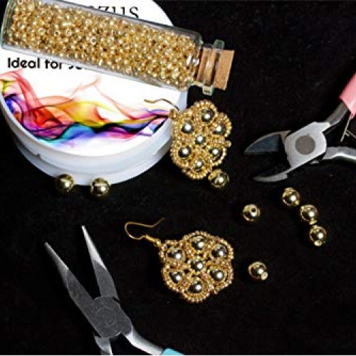 Anezus 12 Rolls Jewelry Wire Craft Wire Tarnish Resistant Beading ...