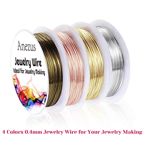 Anezus 7 Pcs Jewelry Pliers and Jewelry Beading Wire Tools Set Inc...