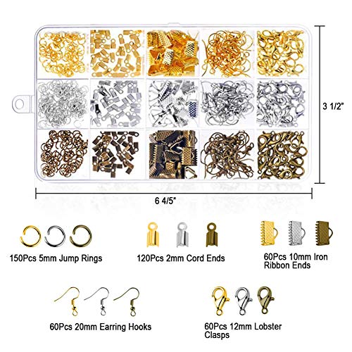 Anezus Jewelry Repair Kit with Jewelry Pliers, Jewelry Making Tool...