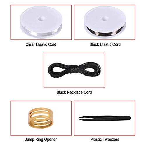 Anezus Jewelry Repair Kit with Jewelry Pliers, Jewelry Making Tool...